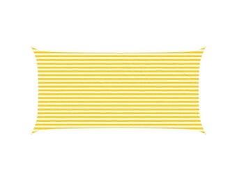 Zonnescherm Zeil Geel/Wit 6x3m - 34% Korting