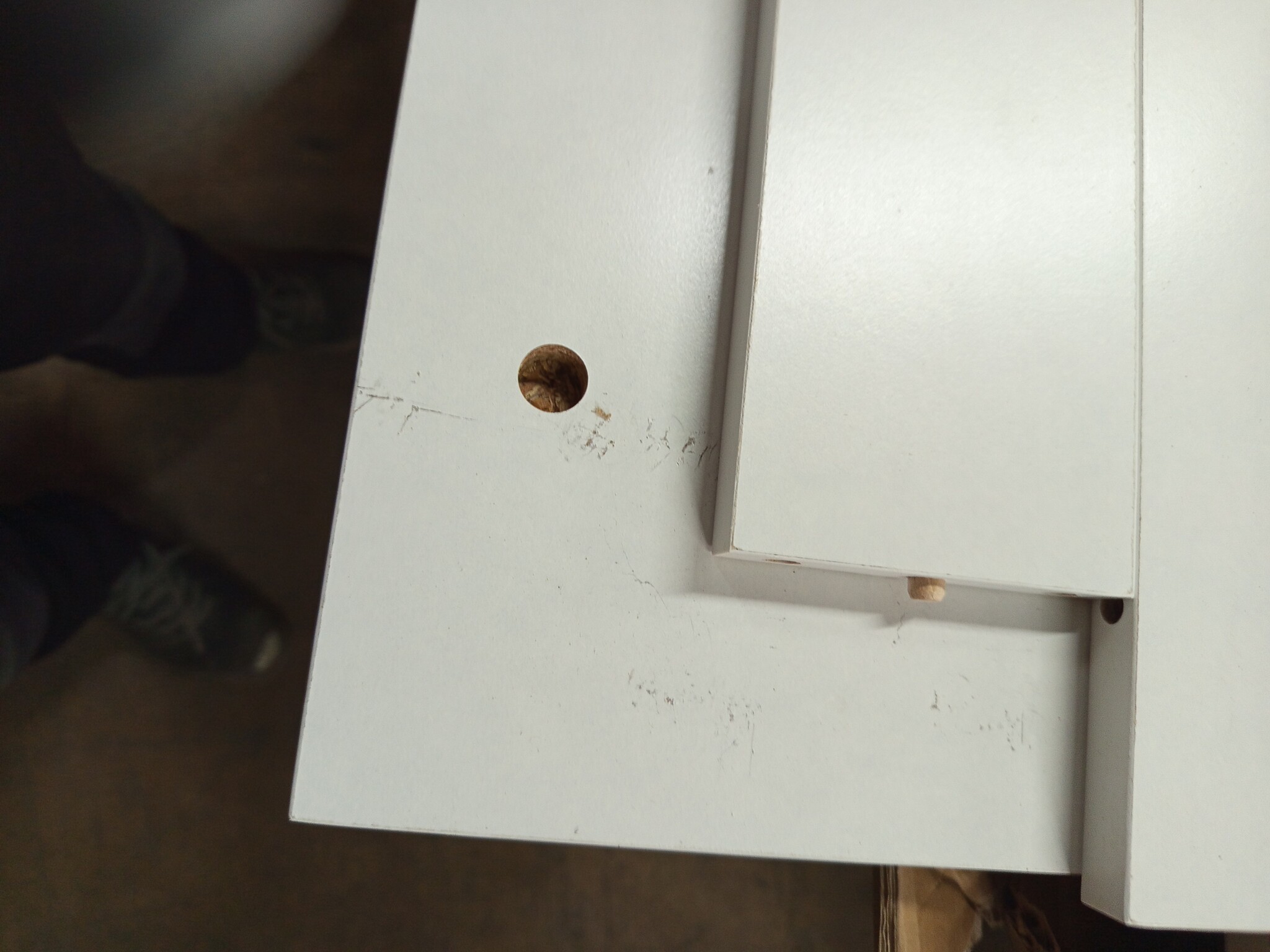 Receptiebalie Bewerkt Hout Wit 100x50x103,5 cm - 54% Korting