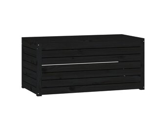 vidaXL Tuinbox Grenenhout Zwart - 34% Korting