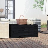 vidaXL Tuinbox Grenenhout Zwart - 34% Korting