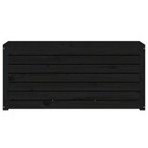 vidaXL Tuinbox Grenenhout Zwart - 34% Korting