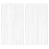 VidaXL Draadgordijnen Wit 2 stuks 100x250 cm - 33% Korting!