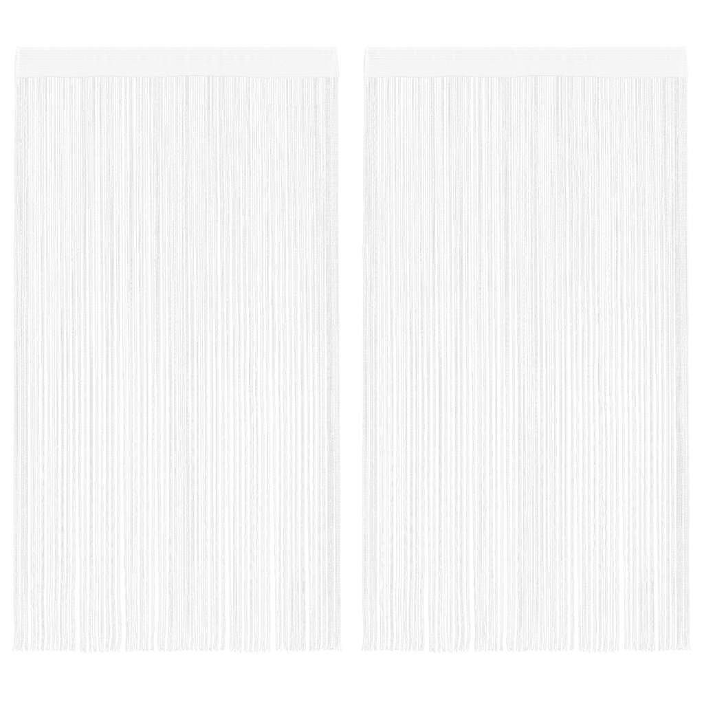 VidaXL Draadgordijnen Wit 2 stuks 100x250 cm - 33% Korting!