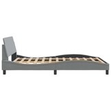 Lichtgrijs Stoffen Bedframe 140x190 cm - 47% Korting