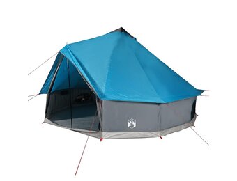 vidaXL Tipitent Blauw 6-persoons Waterdicht - 35% Korting