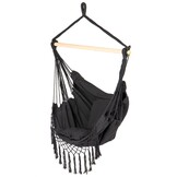 Zwarte Hangstoel Braziliaanse Stijl met Kussens | 52% Korting