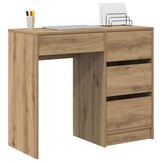 Bureau Artisanaal Eikenkleurig - 90x37,5x75cm - 41% Korting!