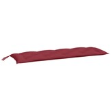 VidaXL Tuinbankkussens 2 stuks 150x50x7 cm Oxford Stof Wijnrood - 33% Korting