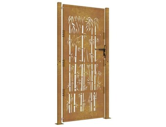 Cortentaal Tuinpoort 100x200 cm met Bamboe-effect - 35% Korting