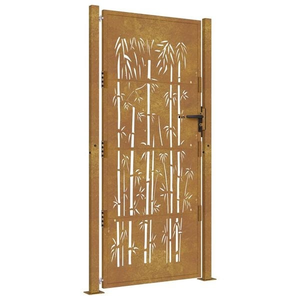 Cortentaal Tuinpoort 100x200 cm met Bamboe-effect - 35% Korting