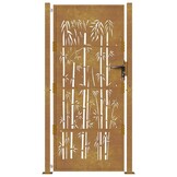 Cortentaal Tuinpoort 100x200 cm met Bamboe-effect - 35% Korting
