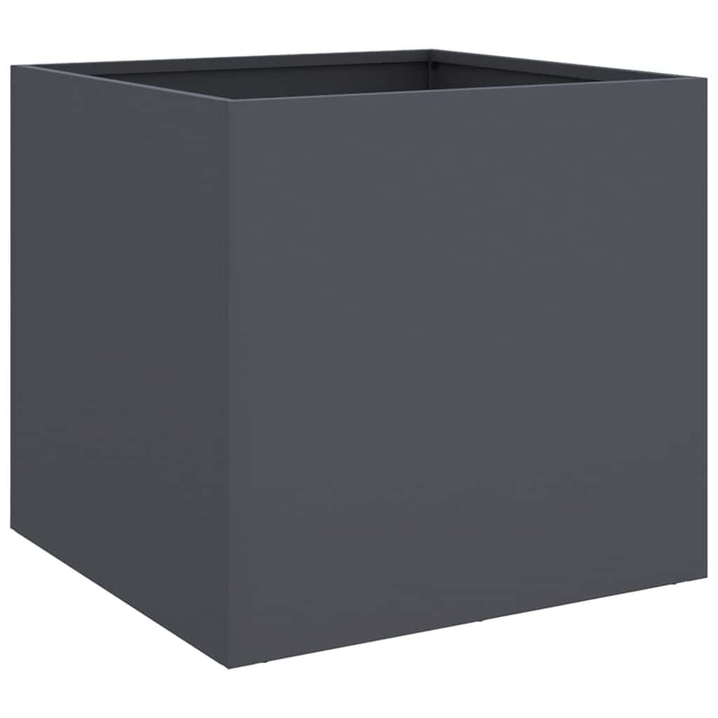 Plantenbak Staal Antraciet 42x40x39 cm - 53% Korting