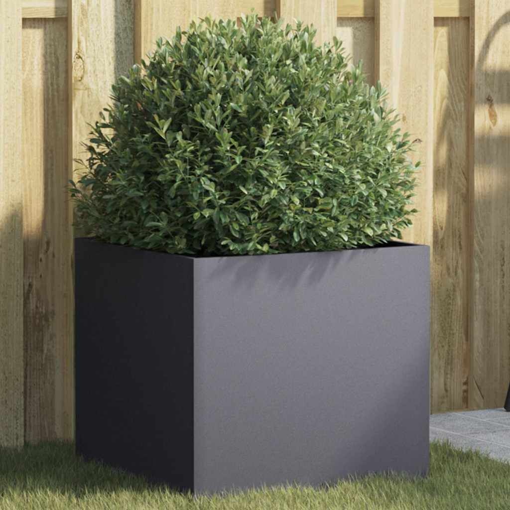 Plantenbak Staal Antraciet 42x40x39 cm - 53% Korting