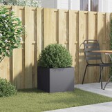 Plantenbak Staal Antraciet 42x40x39 cm - 53% Korting