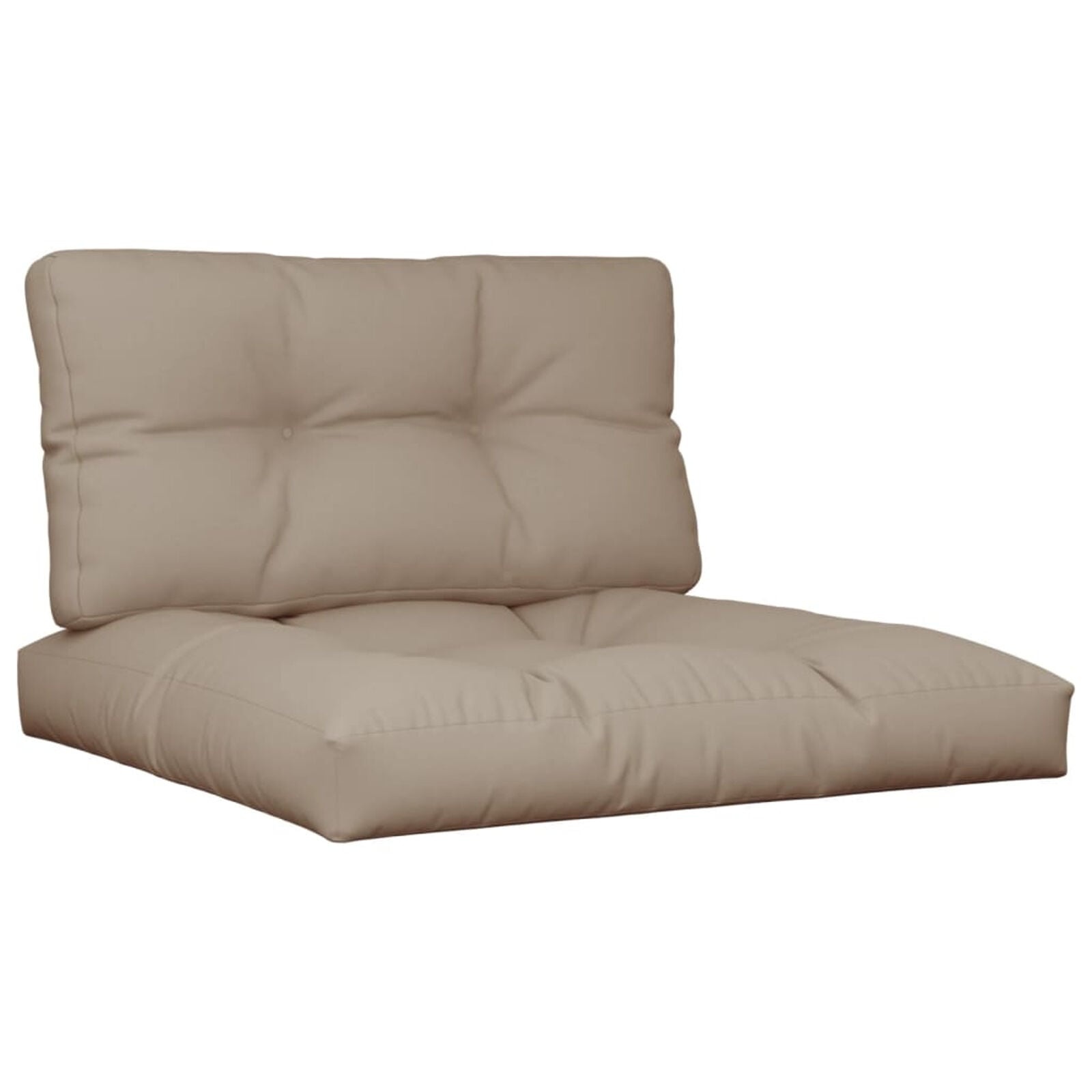 Palletkussens Set 2 stuks Taupe - 34% Korting