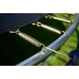 Trampoline 404 cm Blauw/Zwart met Veiligheidsnet & Ladder - 35% Korting