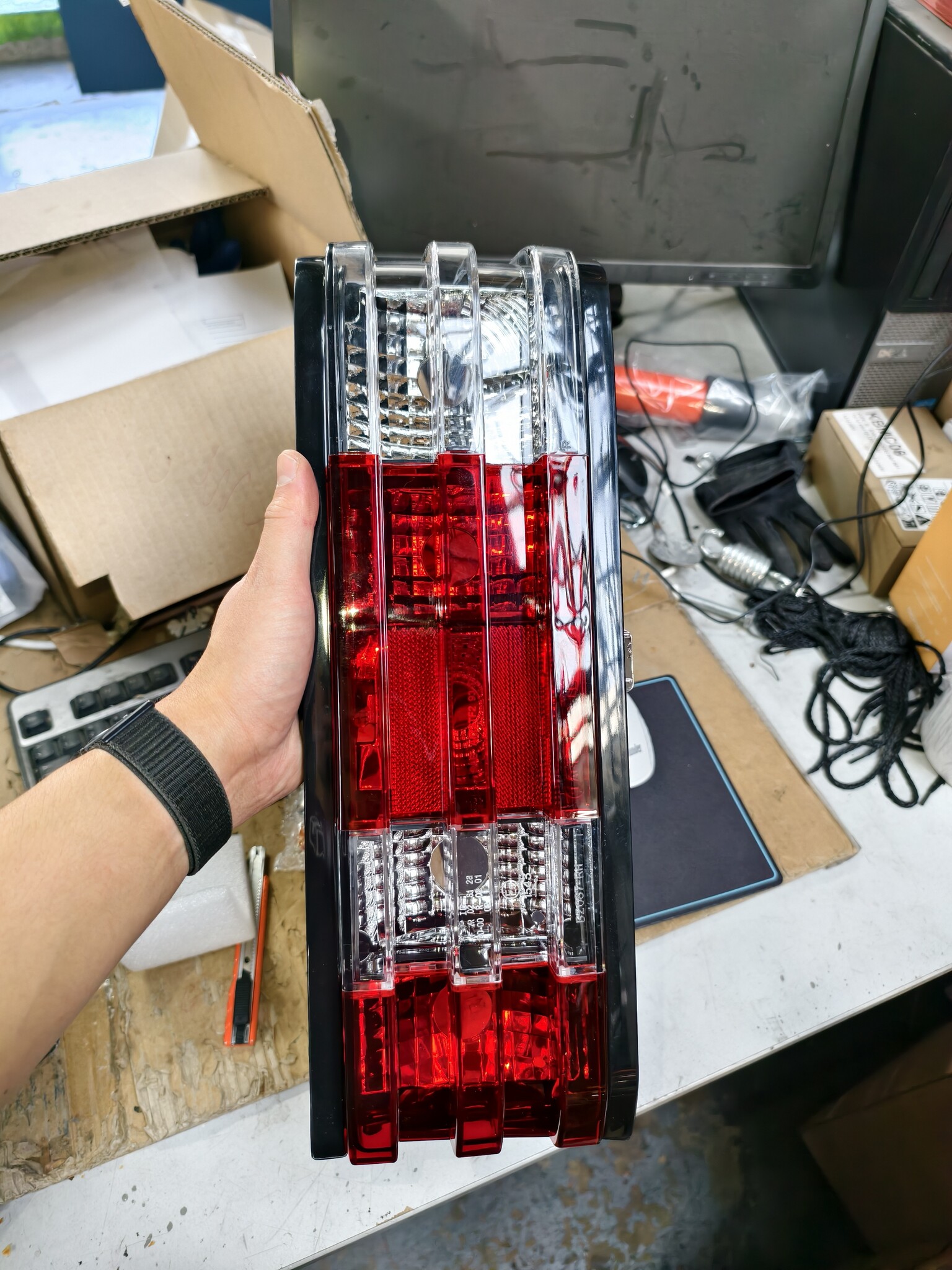 Achterlichten Mercedes W201/190 (1982-1993) Rood Helder | 49% Korting