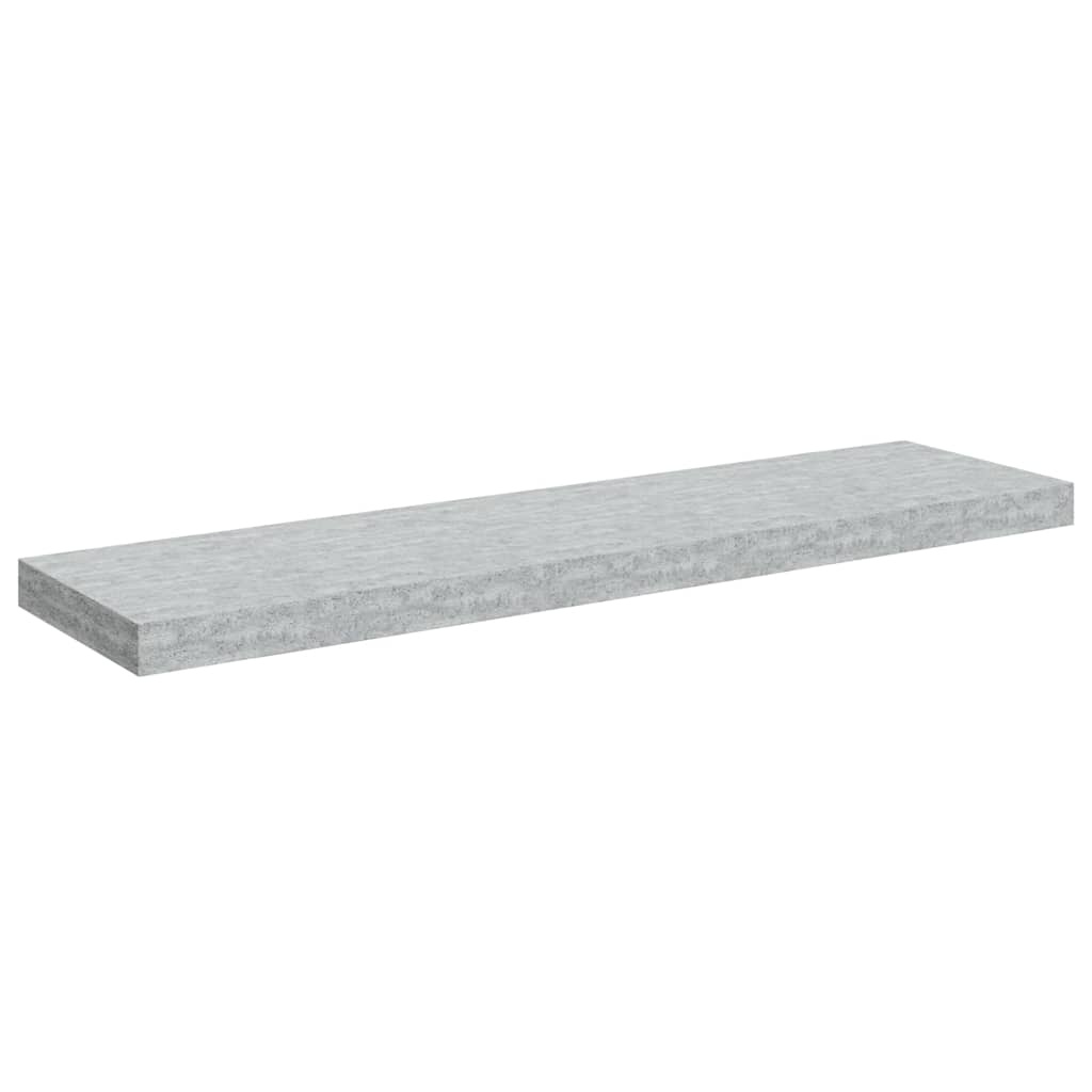 Zwevend Wandschap Betongrijs MDF - 90 cm - 67% Korting