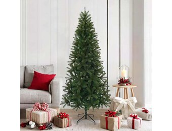 Kunstkerstboom Groen 180 cm PVC/PE met Standaard - 34% Korting