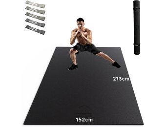 XXL Antislip Yogamat met 34% Korting - PVC 8mm Dik