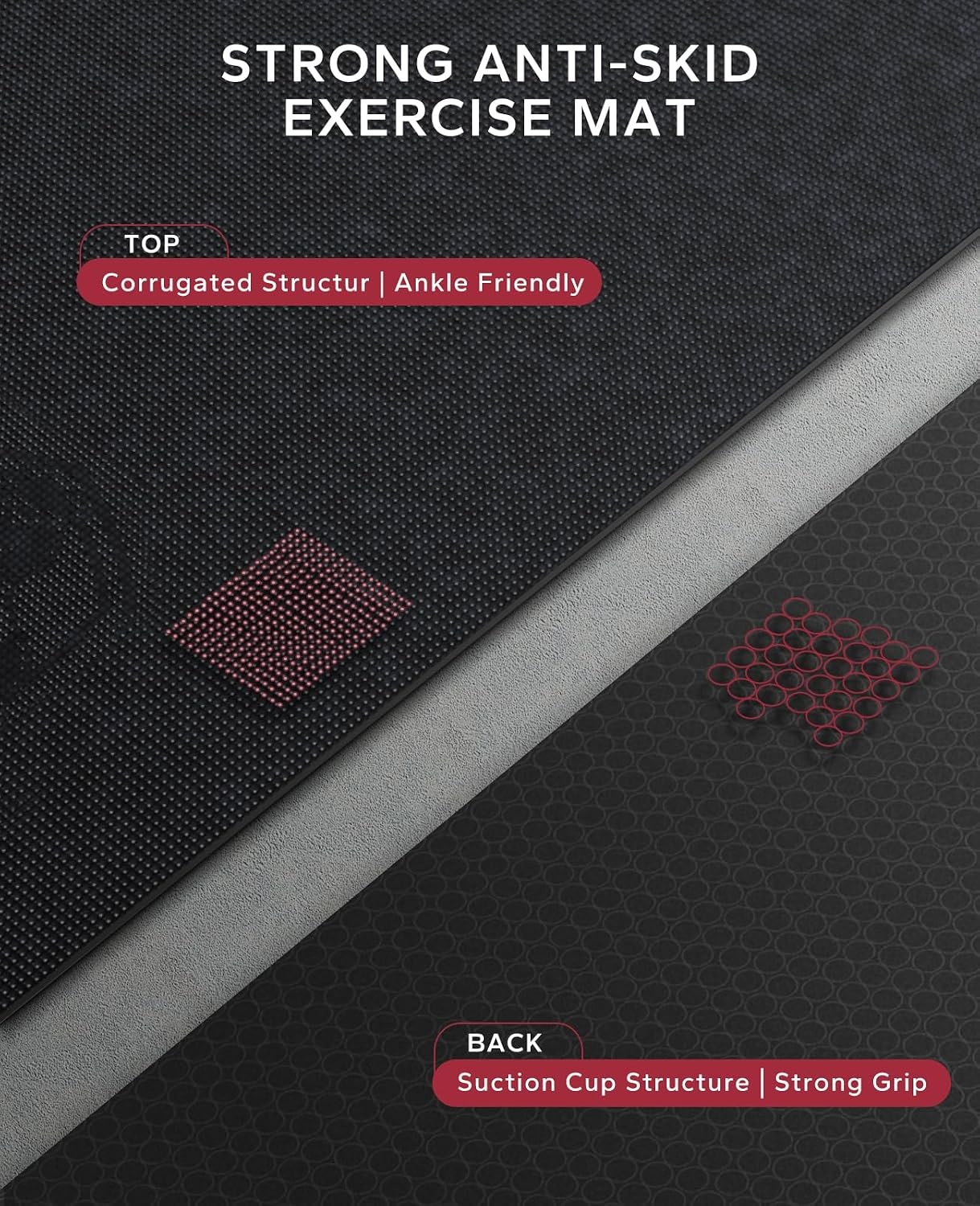 XXL Antislip Yogamat met 34% Korting - PVC 8mm Dik