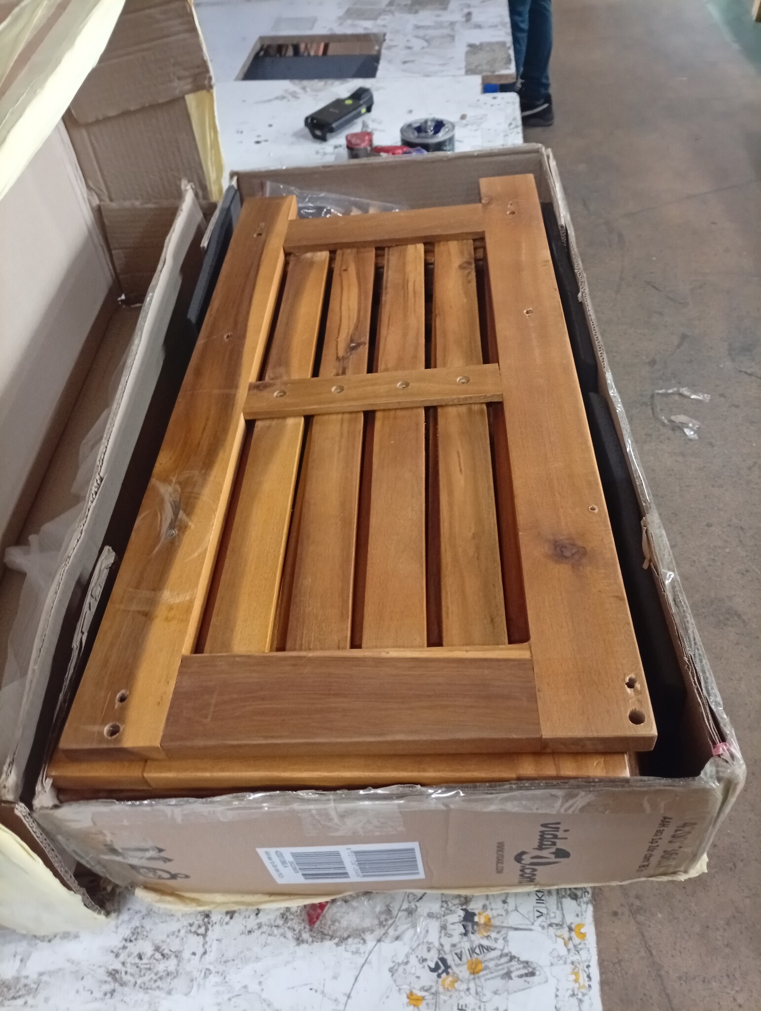 VidaXL Tuinkast met Laden & Plank Bruin (78x36.5x78cm) - 54% Korting!