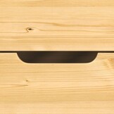 Slaapbank Grenenhout met 3 Laden - 90x200 cm - 35% Korting