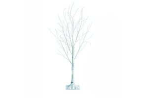 Witte Kunst Berk 180cm met LED Verlichting (Binnen/Buiten) - 34% Korting