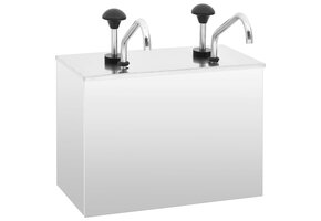 Roestvrijstalen Sausdispenser 2x3,5L - 35% Korting