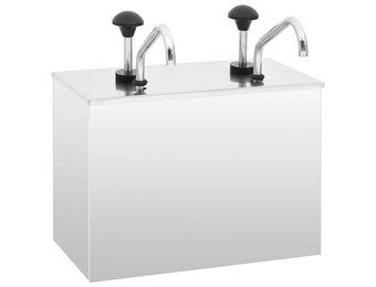 Roestvrijstalen Sausdispenser 2x3,5L - 35% Korting