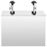 Roestvrijstalen Sausdispenser 2x3,5L - 35% Korting