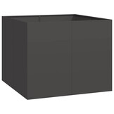 Plantenbak Staal Zwart 100x100x80 cm - 59% Korting