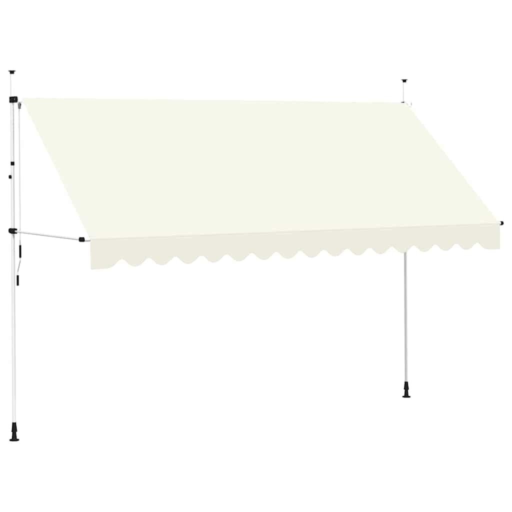 VidaXL Luifel Uittrekbaar 400cm Crème - 35% Korting!