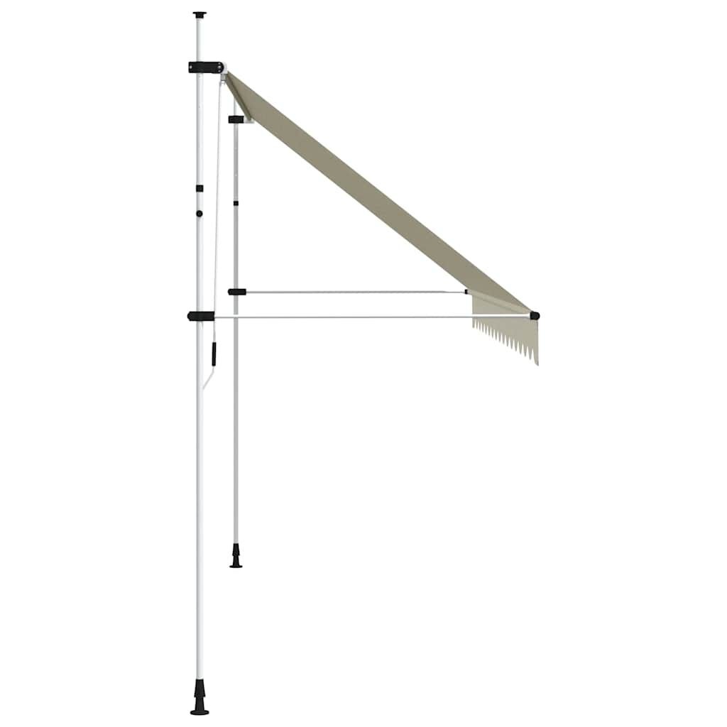VidaXL Luifel Uittrekbaar 400cm Crème - 35% Korting!