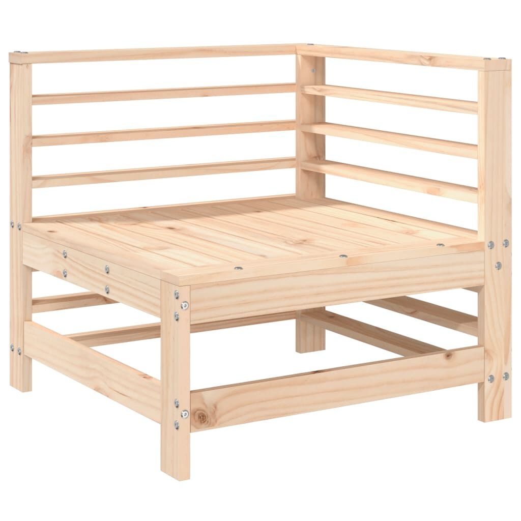 Loungeset 3-delig Massief Grenenhout met 30% Korting