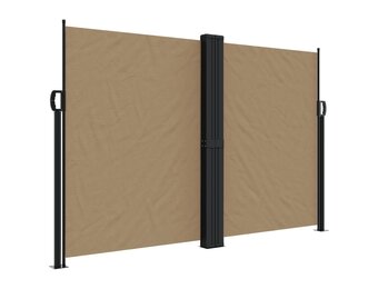 Uittrekbaar Windscherm Taupe 160x1200cm - 35% Korting!