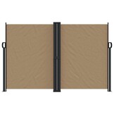 Uittrekbaar Windscherm Taupe 160x1200cm - 35% Korting!