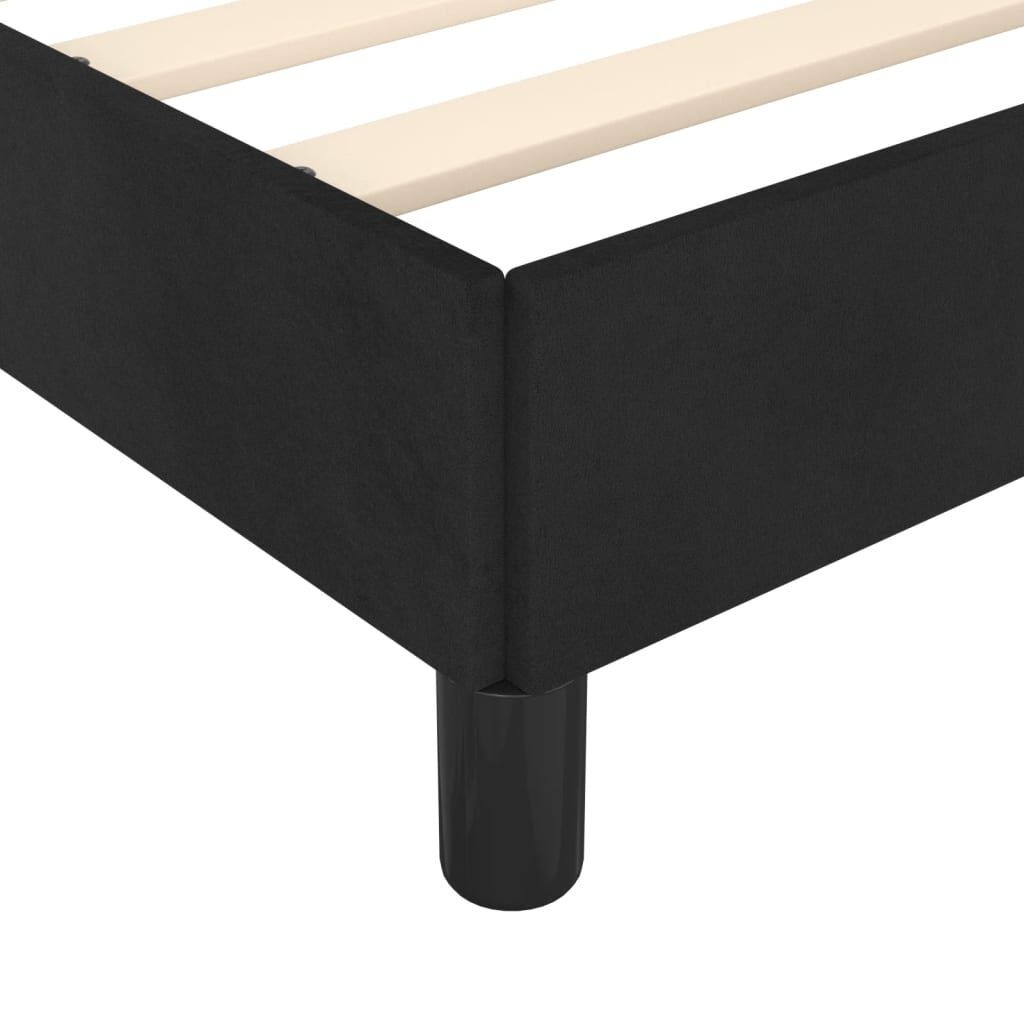 Fluwelen Bedframe Zwart 80x200 cm - 34% Korting!