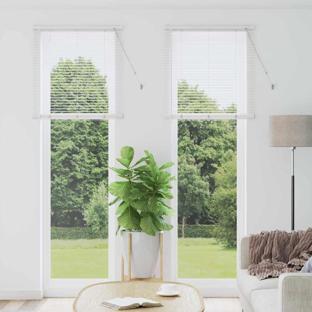 VidaXL Aluminium Jaloezieën Wit 220 x 75 cm - 29% Korting