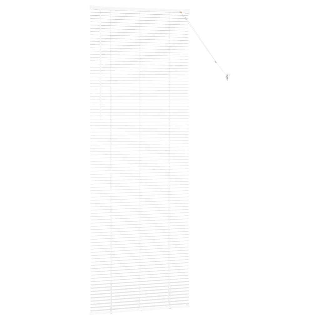 VidaXL Aluminium Jaloezieën Wit 220 x 75 cm - 29% Korting