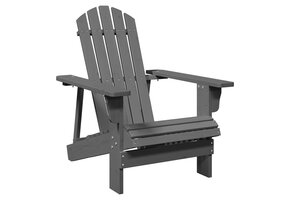 Adirondack stoel massief vurenhout grijs - 54% korting!