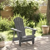 Adirondack stoel massief vurenhout grijs - 54% korting!