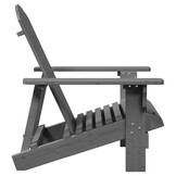 Adirondack stoel massief vurenhout grijs - 54% korting!