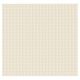 Verzwaringsdeken 220x230 cm 15 kg Lichtcrème - 34% Korting!