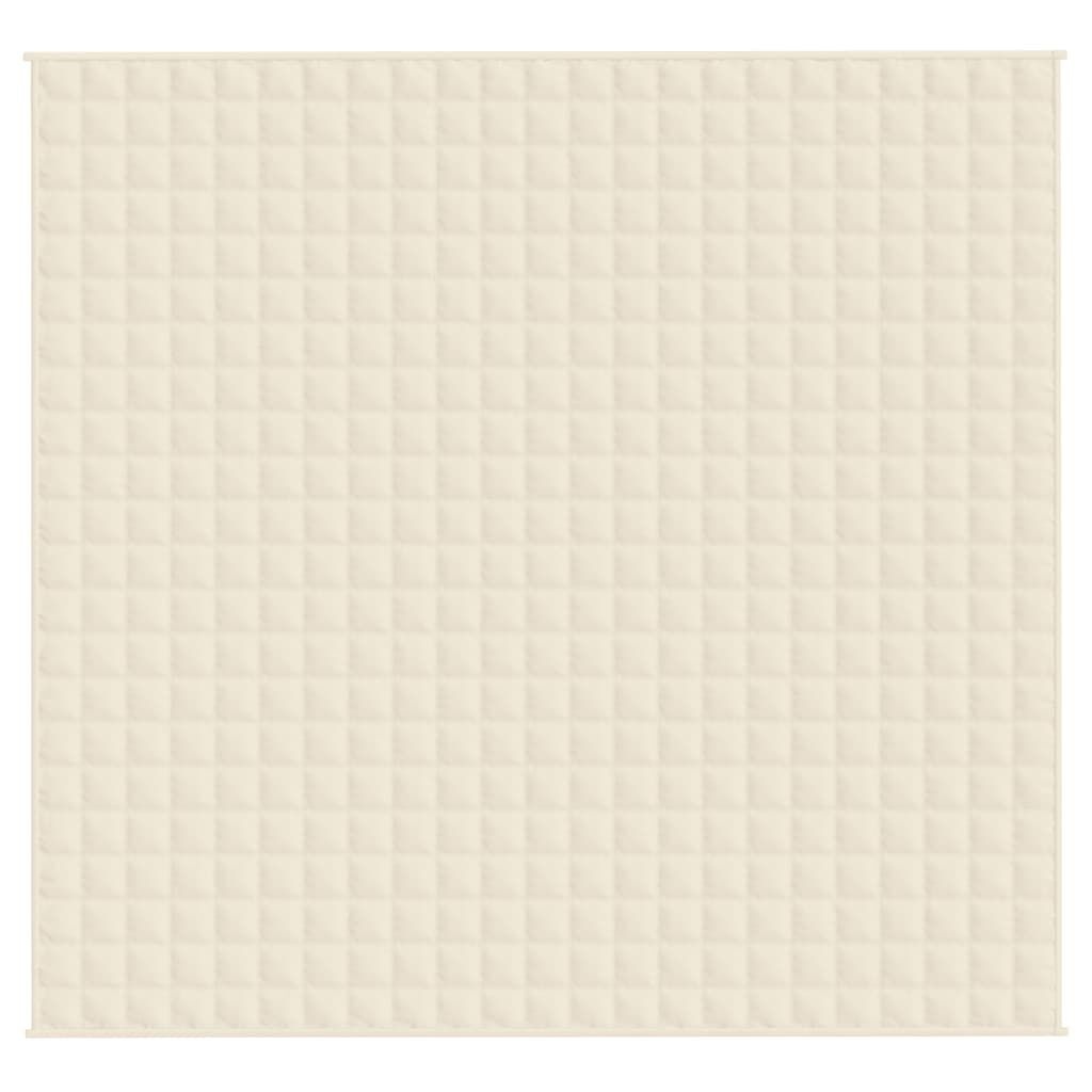 Verzwaringsdeken 220x230 cm 15 kg Lichtcrème - 34% Korting!
