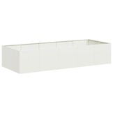 Plantenbak Staal Wit 200x80x40 cm - 47% Korting