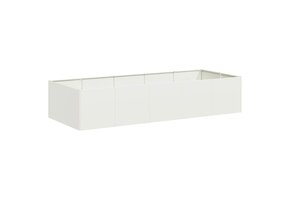 Plantenbak Staal Wit 200x80x40 cm - 34% Korting!