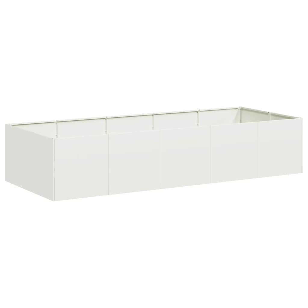 Plantenbak Staal Wit 200x80x40 cm - 47% Korting