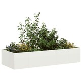 Plantenbak Staal Wit 200x80x40 cm - 47% Korting