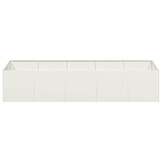 Plantenbak Staal Wit 200x80x40 cm - 47% Korting
